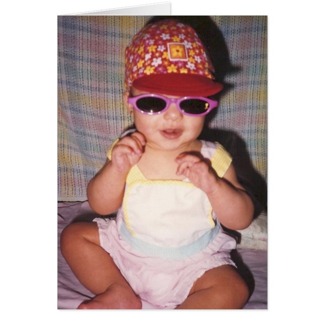 Cartão Cartão-bebê legal (Frente)