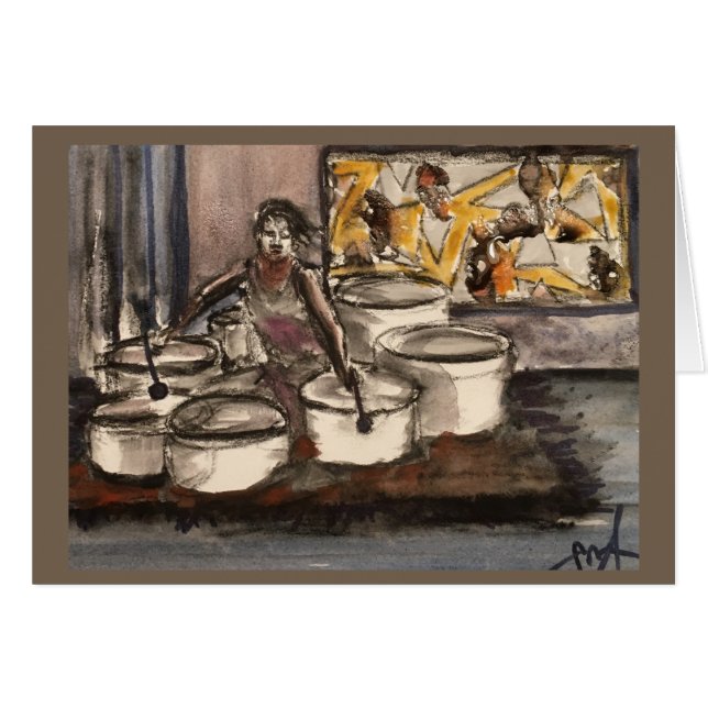 Cartão "Cartão da canção cura" (Frente Horizontal)