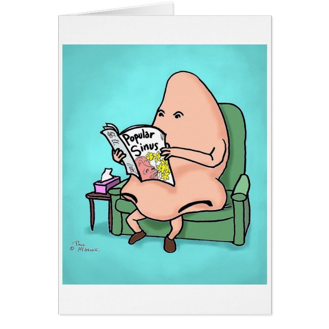 Cartão "Cartão de melhoras verde da cavidade popular" de (Frente)