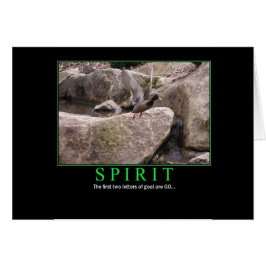 Cartão Cartão: Espírito - mosca - objetivo: VÁ!