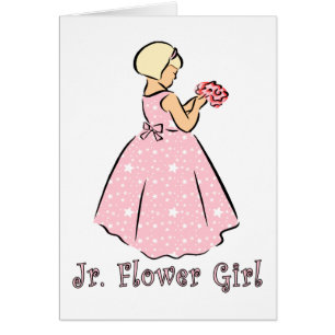 Cartão Cartão: Jr. Florista no rosa