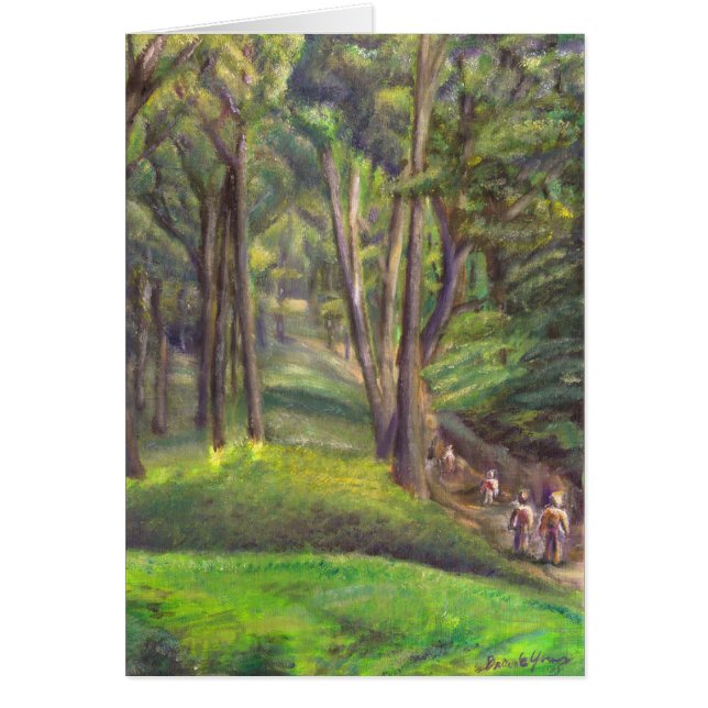 Cartão CARTÃO: Murmúrios da floresta (Frente)