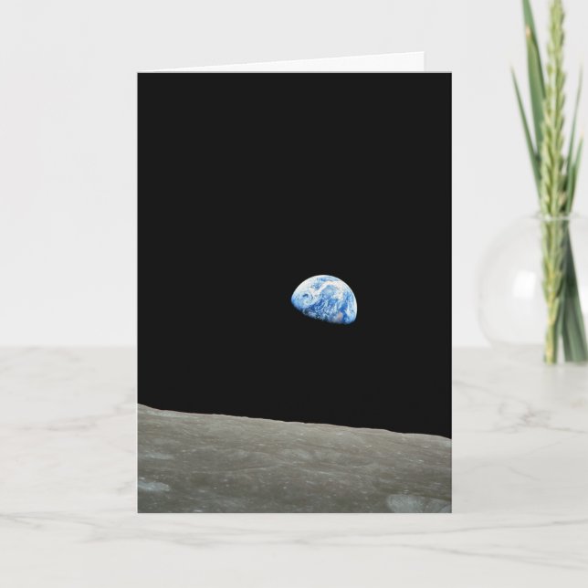 Cartão Cartão-postal da Missão da Lua da NASA (Frente)