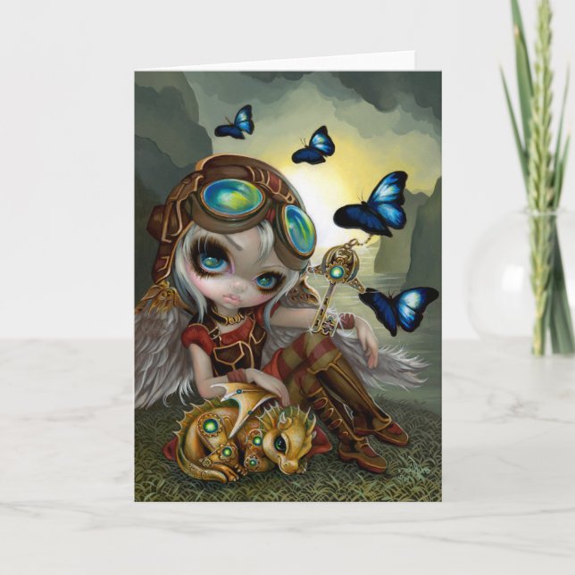 Cartão Cartão-postal "Dragonismo de Carrinho" (Frente)