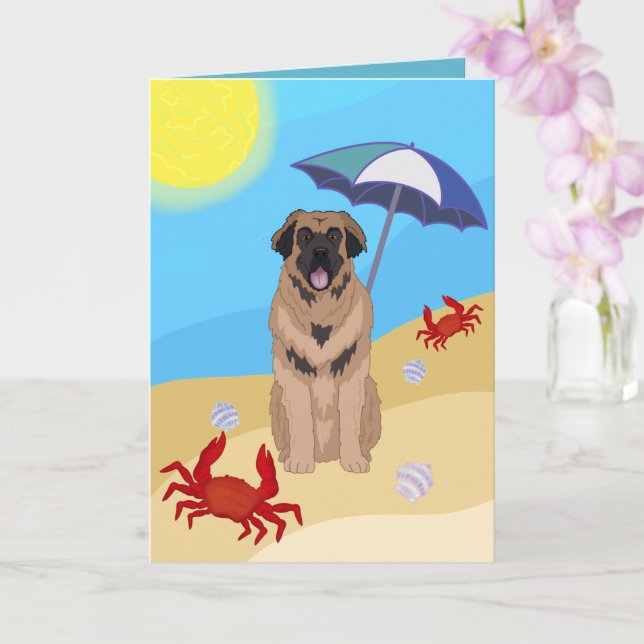Cartão Cartão-postal Leonberger Beach (Orquídea)