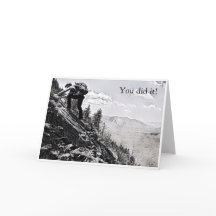 Cartão-postal - Subindo, você conseguiu!