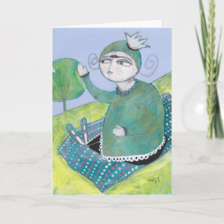 Cartão cartão-presente inspirado adorável