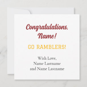 Cartão Cartão-presente LUC da Loyola University Chicago