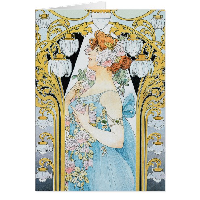 Cartão Cartão: Privat-Livemont - Le bec Liais (Frente)