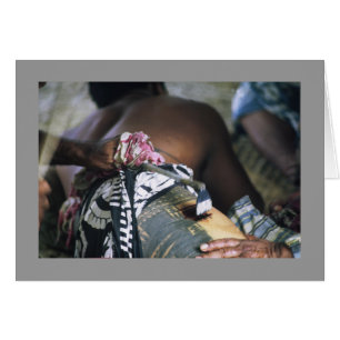 Cartão Cartão, Tattooing samoano tradicional