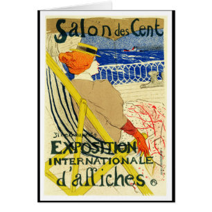 Cartão Cartão: Toulouse Lautrec - centavo do DES do sal