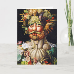 Cartão Cartão: Vertumnus (retrato de Rudolf II)