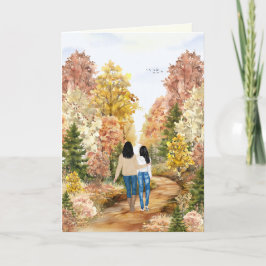 Cartão Cartas Pintadas de Casa, Filha no Treinamento Bási