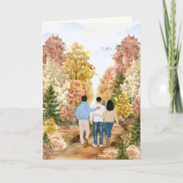 Cartão Cartas Pintadas de Casa, Para Filho no Treinamento