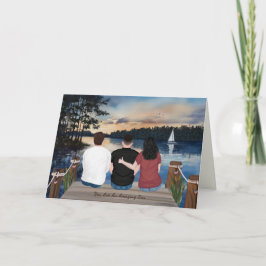 Cartão Cartas Pintadas de Casa, Para Filho no Treinamento