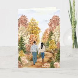 Cartão Cartas Pintadas de Casa, Para o Marido no Centro d