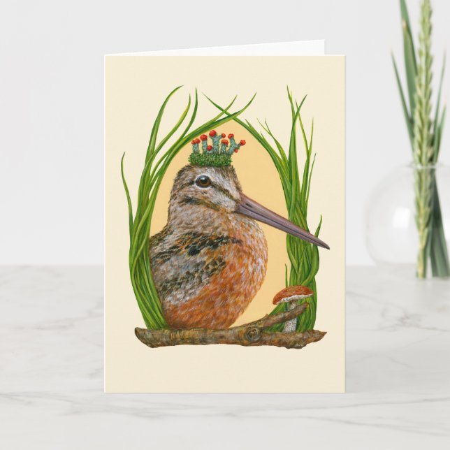 Cartão Cartaz de madeira (Frente)