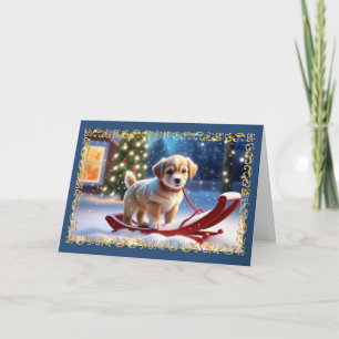 Cartão Cartaz de Natal de Curvas e Curvas Quentes