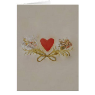 Cartão Cartaz do coração II