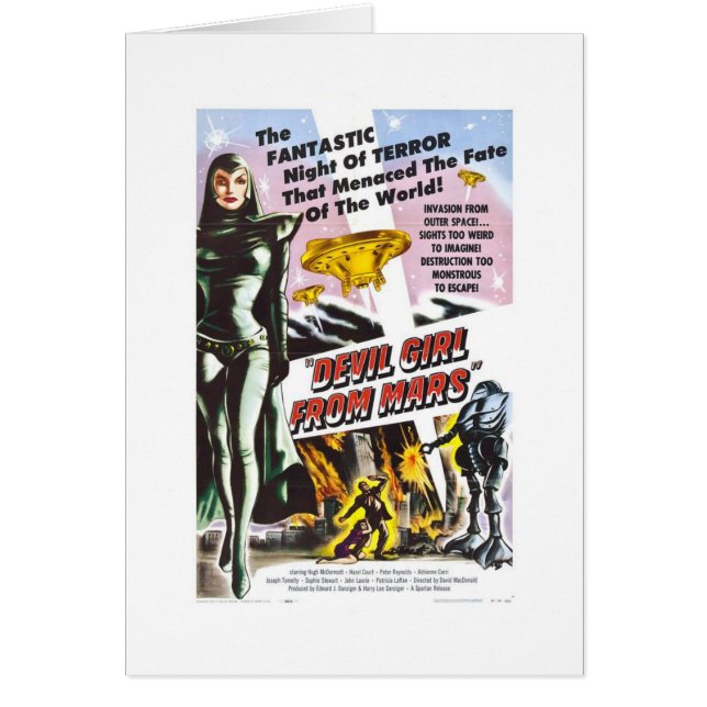 Cartão Cartazes cinematográficos (Frente)