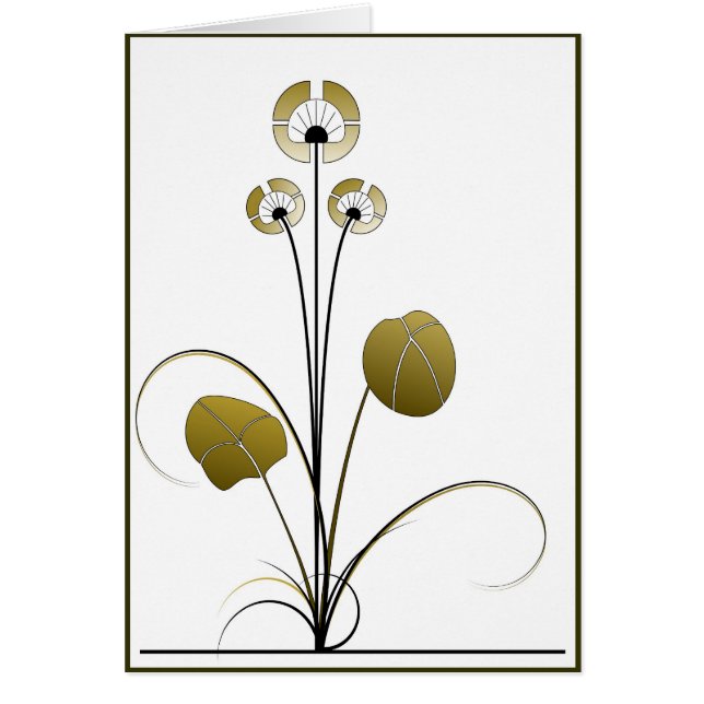 Cartão Carte Ikebana (Frente)