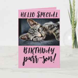 CARTÃO CARTEIRA CORTADA POR GATO KITTEN BIRTHDATING CARTÕ