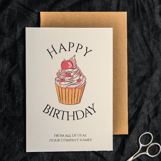 Cartão Carteira de aniversário do colega de trabalho chef (Criador carregado)