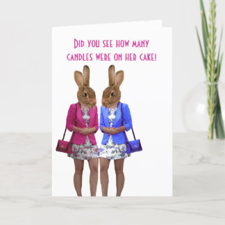 Cartão Carteira de aniversário para mulheres