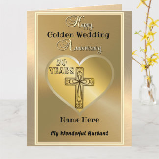 Cartão Carteira religiosa do 50º Ouro