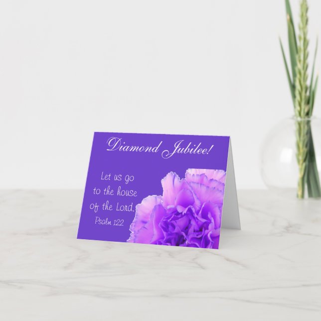 Cartão Carteira Roxa Católica Nun Diamond (Frente)