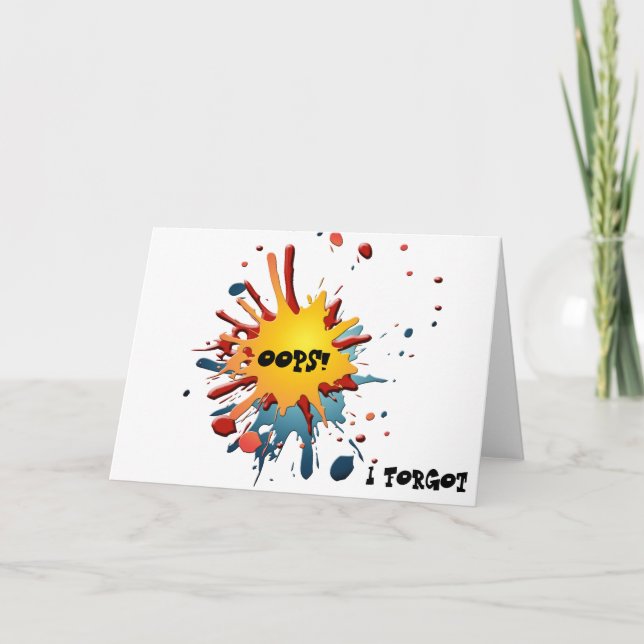 Cartão "cartões de aniversário engraçados" (Frente)