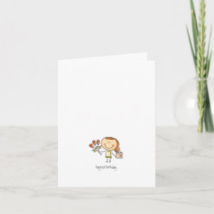 Cartão Cartografia De Arte De Linha Cóta De Seu Anivers