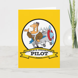 CARTÃO CARTONAGEM PARA HOMENS DO PILOTO II MAIOR DO MUNDO