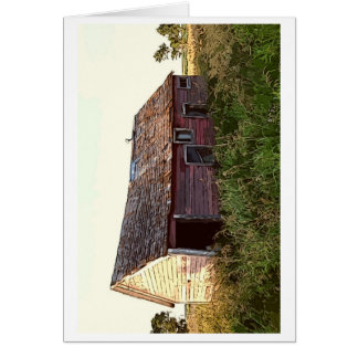 Cartão Cartoon Barn de Kathleen Taylor