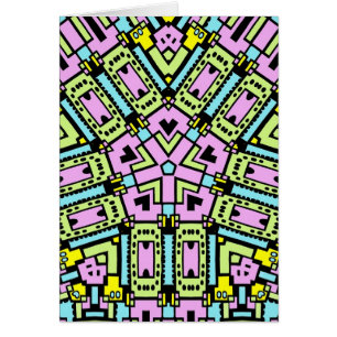 Cartão Cartoon Caleidoscópio 02