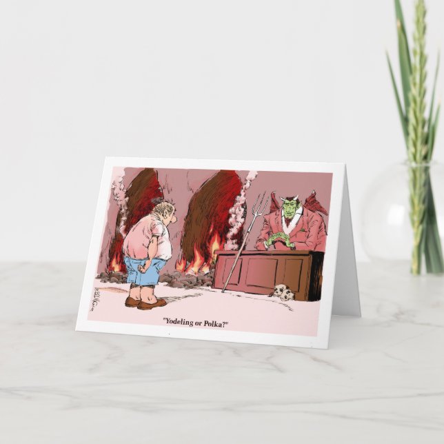 Cartão Cartoon congrats on music degree graduation (Frente)