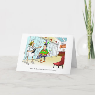 Cartão Cartoon - desculpe pelo seu acidente.