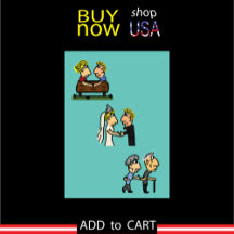 Cartoon do Casal 🎉 Envelhecimento