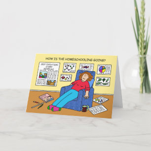 Cartão Cartoon do Covid 19 para escolas domésticas