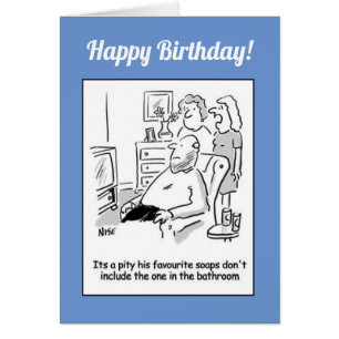 Cartão Cartoon Favorito de TV Soaps