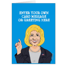 Cartoon Hillary Clinton Personalizado