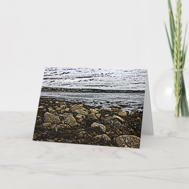 Cartão Cartoon Rocks Greetings Card (Frente)