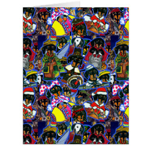 Cartão Cartoons de Dachshund