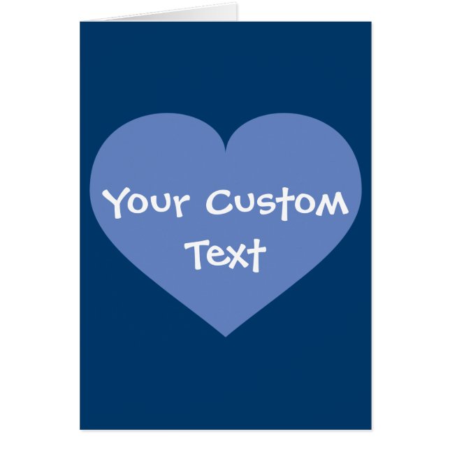 Cartão Cartucho azul bebê (Frente)