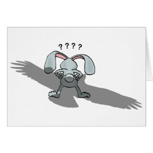 Cartão ???? Cartum de Coelho