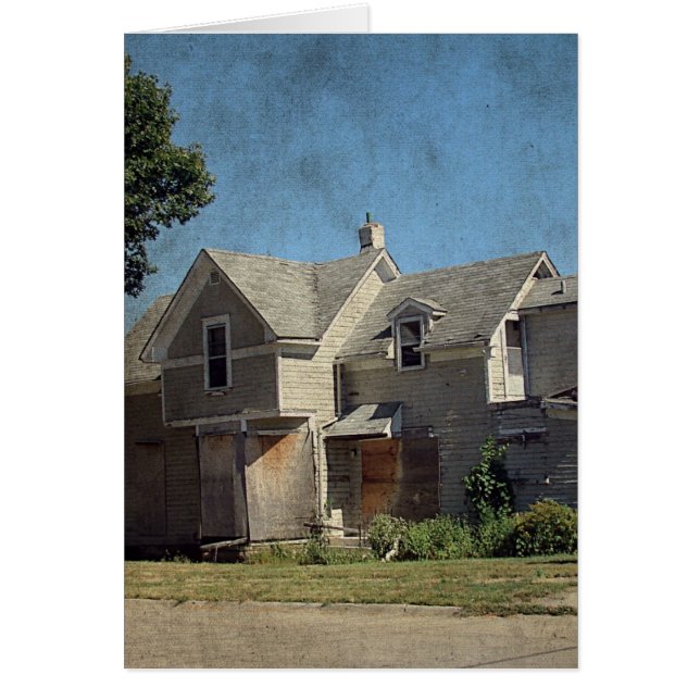 Cartão Casa abandonada (Frente)