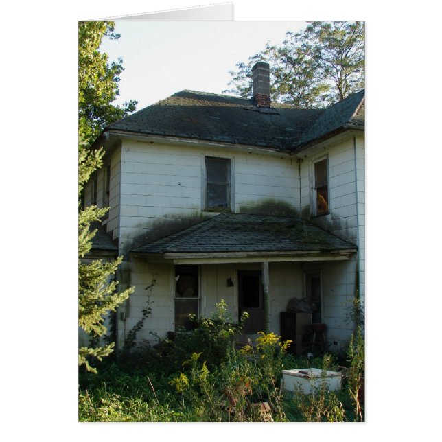 Cartão Casa abandonada (Frente)