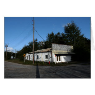 Cartão Casa Abandonada no Florida Rural