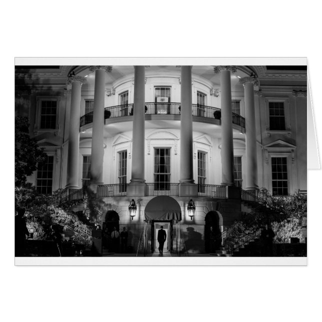 Cartão Casa Branca B&W 2 (Frente Horizontal)