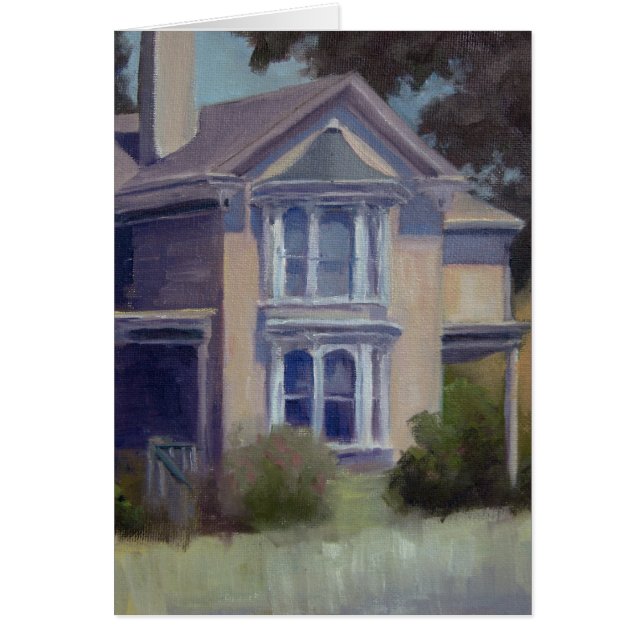 Cartão Casa da quinta do Victorian (Frente)